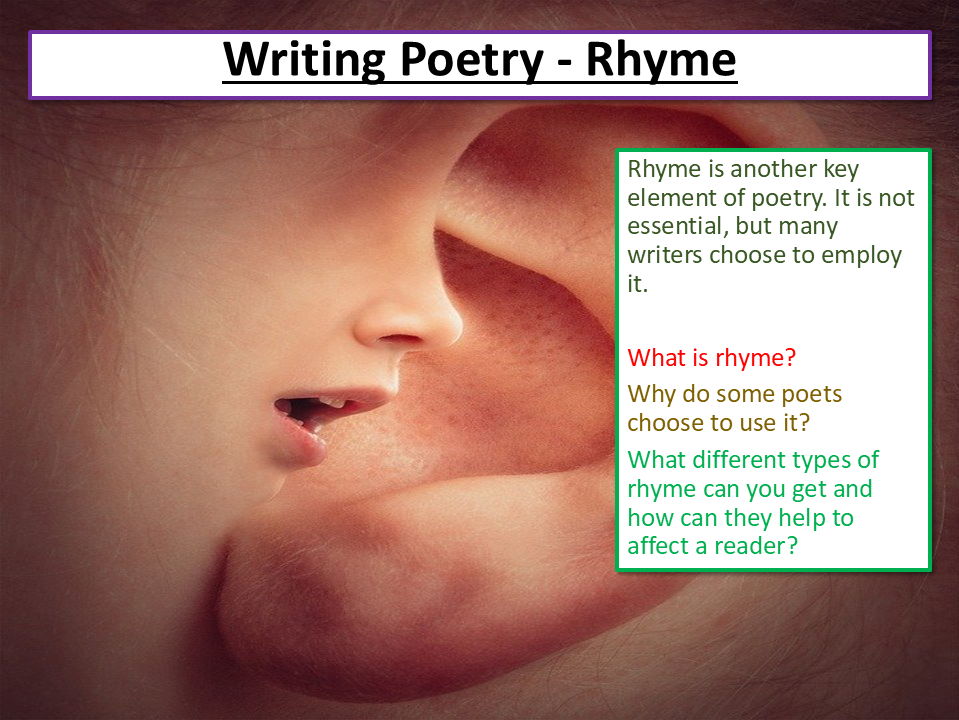 Poetry Writing KS3
