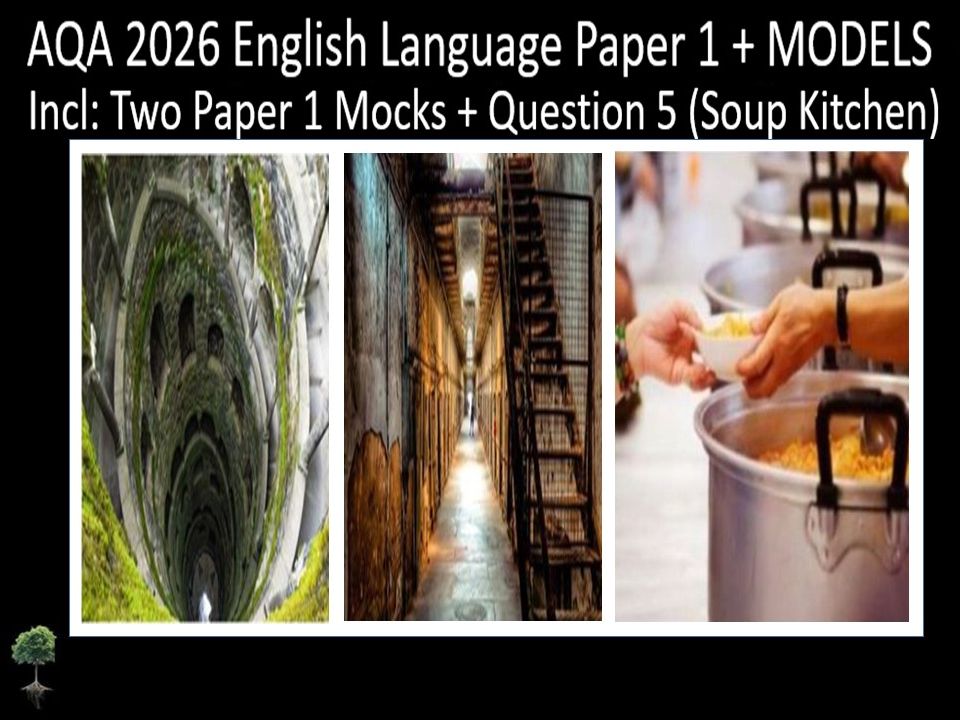 Two AQA 2026 English Language Paper 1 | MODELS + Q5 (SOUP KITCHEN)