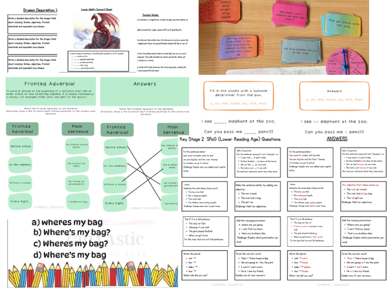 Ultimate KS2 SPaG Bundle | Worksheets, Games & SATs Revision | Year 4–6 | SEN Friendly