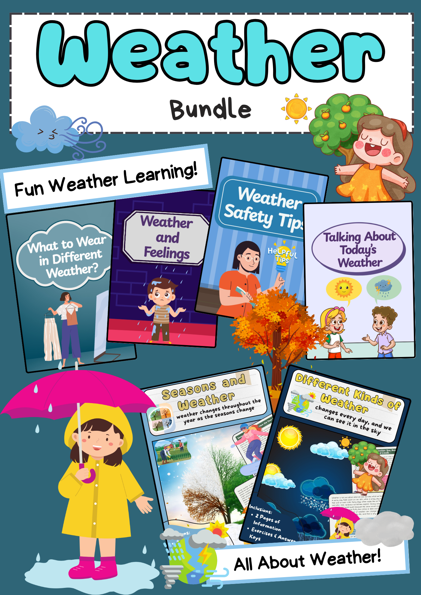 Weather & Seasons Teaching Pack: Lessons, Activities & Safety