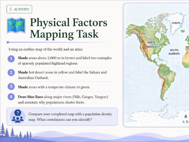 Cambridge iGCSE Geography - 1.4 Population density and distribution