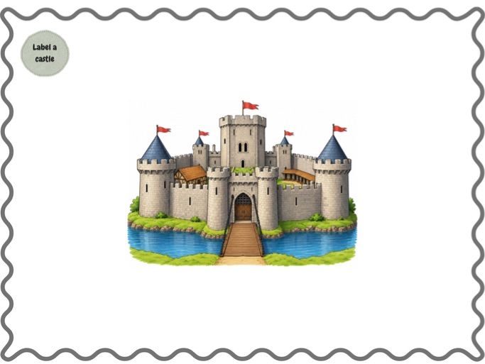 Label a Castle Activity
