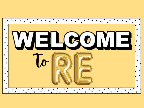 Welcome to RE KS3 Lessons