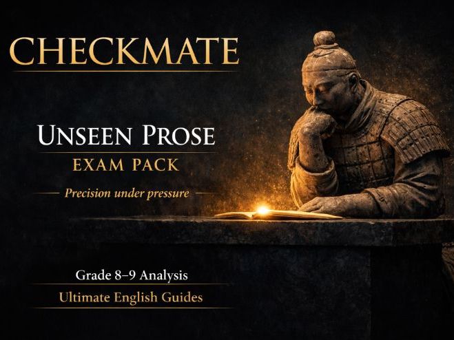 GCSE English Unseen Prose GCSE Exam Pack | Grade 8–9 Analysis