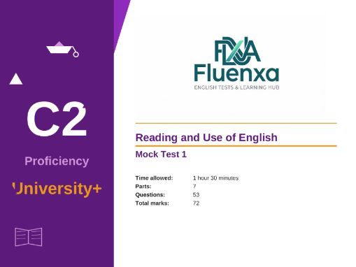 C2 Proficiency RUE Practice | Answer Key