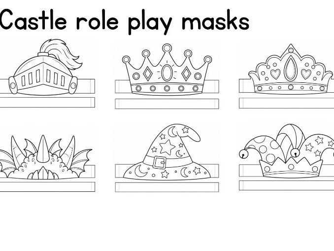 Castle role play headbands