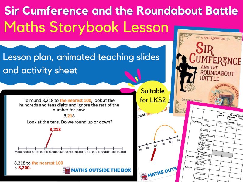 Sir Cumference and the Roundabout Battle - Maths Storybook Lesson for LKS2