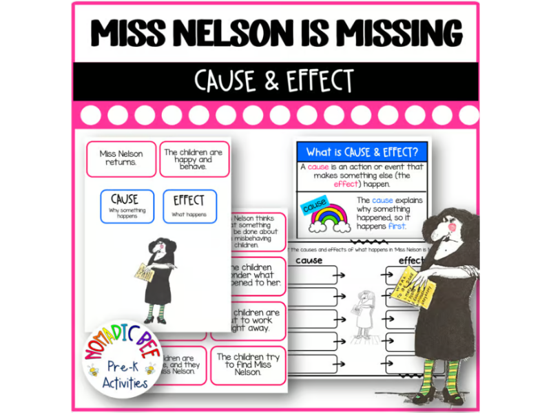 Miss Nelson is Missing Activities