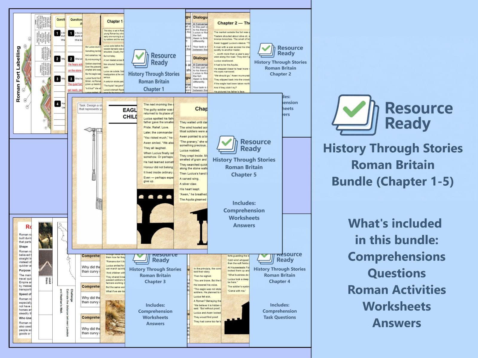History Through Stories: Roman Britain (Chapters 1–5)