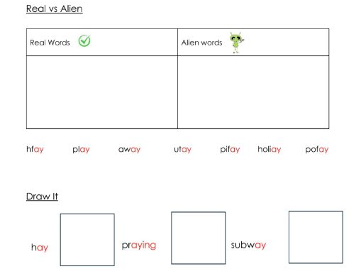 Phonics - ay sound worksheets - Resource bundle