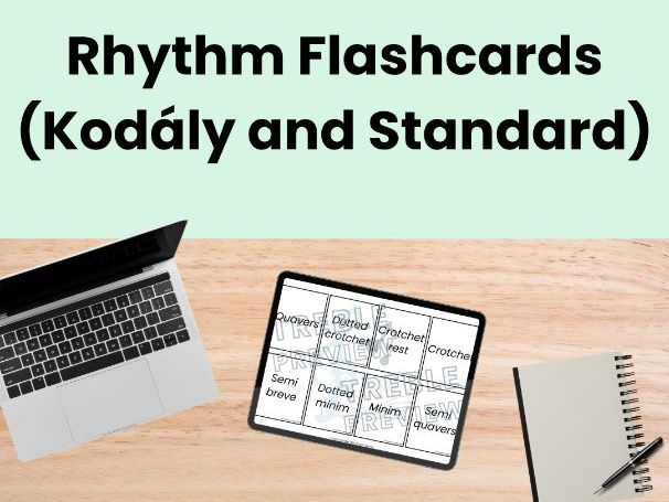 Rhythm Flashcards (Kodály and Standard) | Create Your Own Music