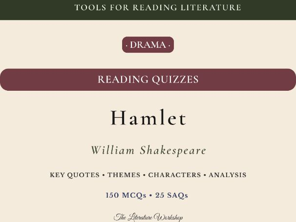 Hamlet Reading Quizzes – The Whole Play