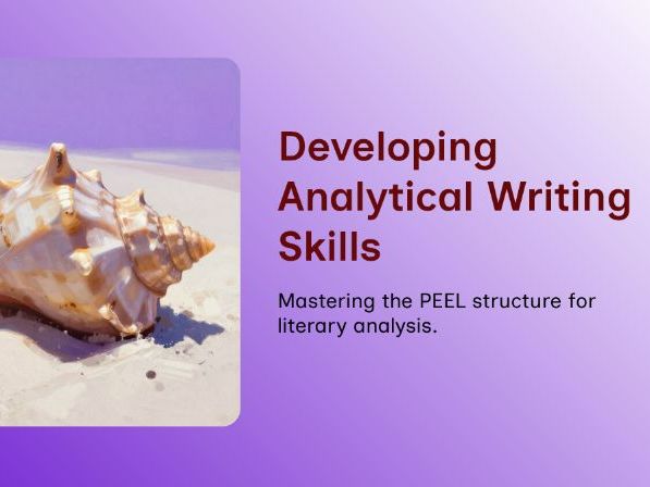 Lord of the Flies – Lesson 11: PEEL Mastery, Evidence Selection & Interpreting Golding’s Messages