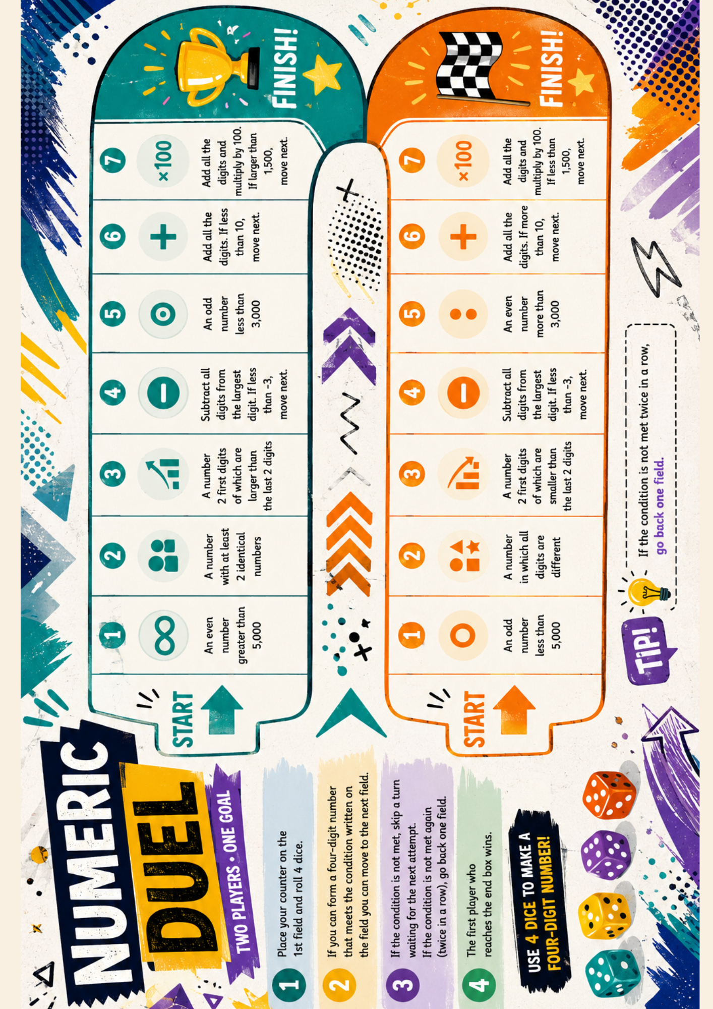 5 Printable Maths Games Bundle Year 45 Maths Activities Teaching