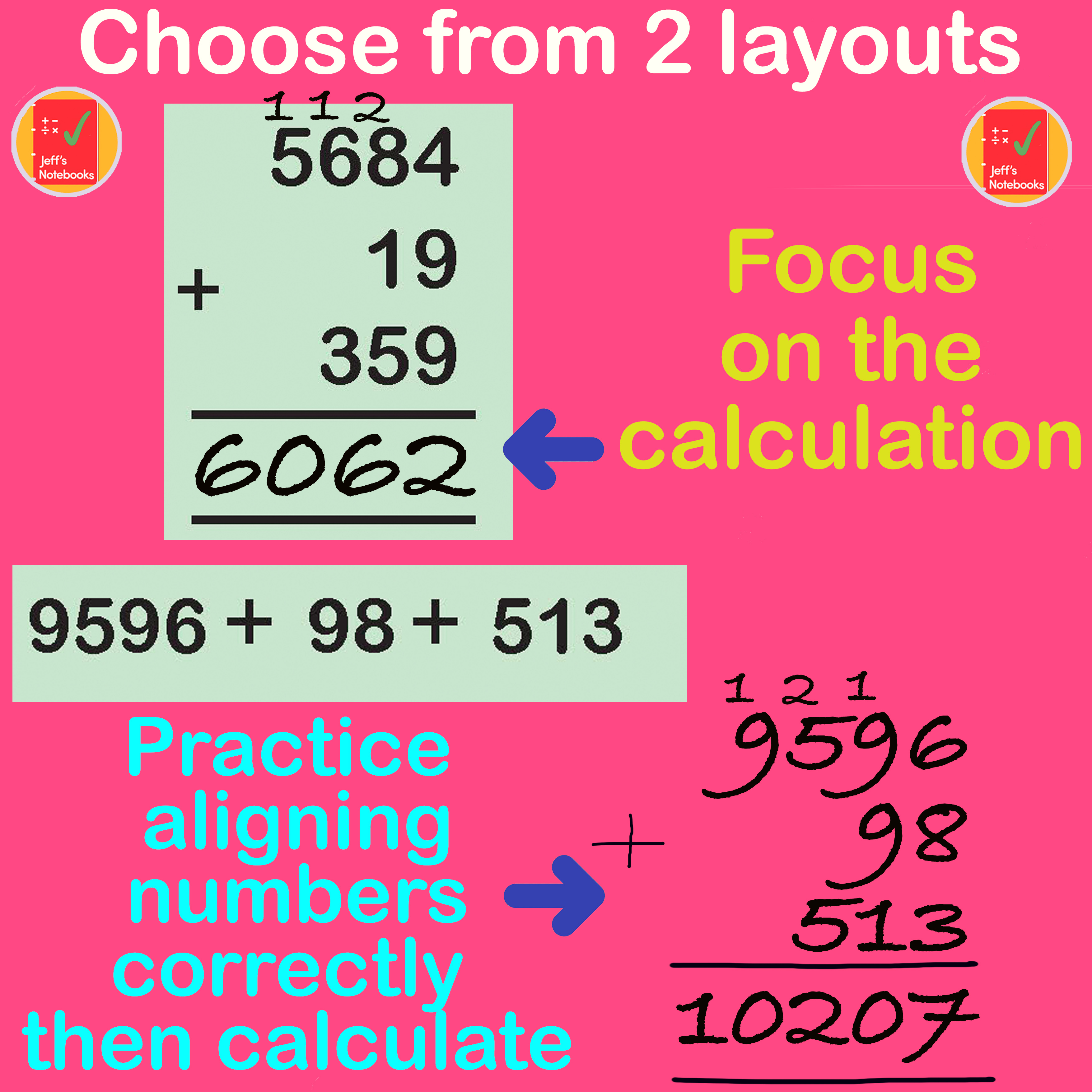 Add And Subtract 4 digit Numbers Formal Method Teaching Resources