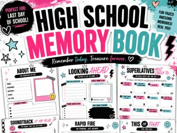 Secondary School Memory Book