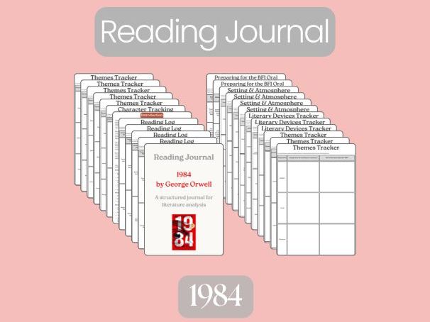 1984 by George Orwell – Complete Reading Journal & Student Workbook
