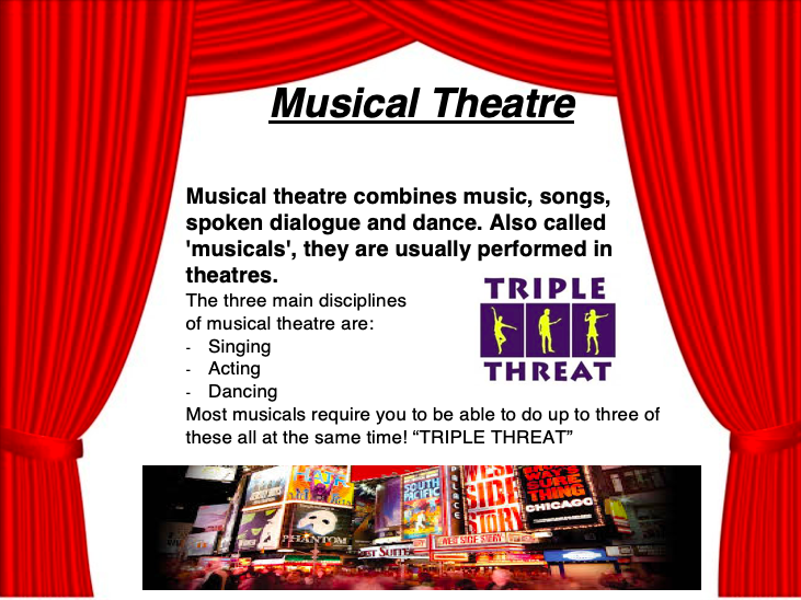 Musical Theatre Lessons