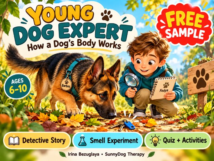 Free Dog Science & Reading Activities | Detective Story, Experiment & Quiz