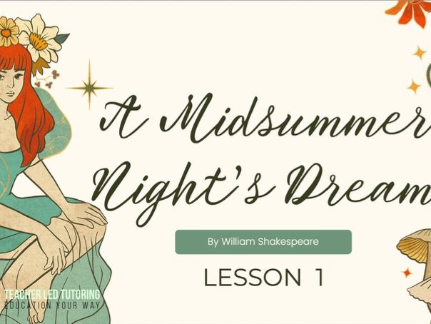 A Midsummer Nights Dream Unit of Work