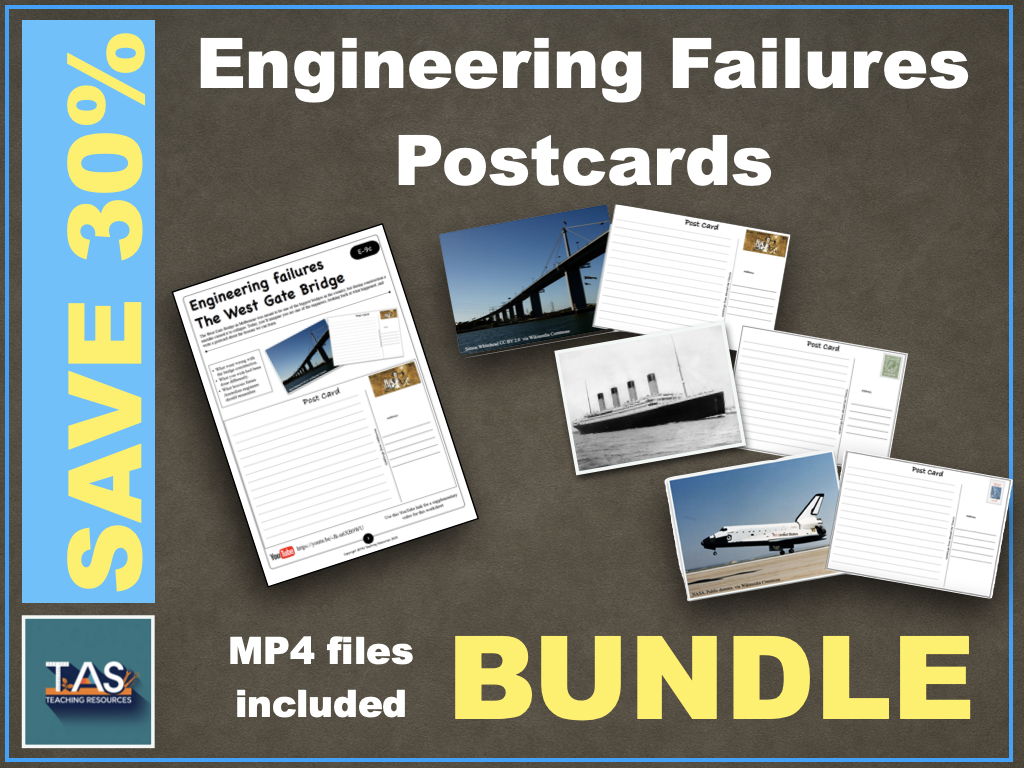 Engineering Postcard Failures Series BUNDLE