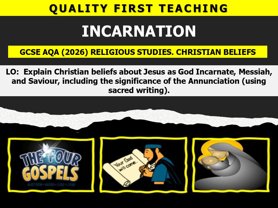 INCARNATION. CHRISTIAN BELIEFS. 2026