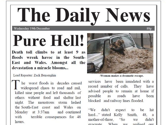 flood-newspaper-report-with-comprehension-ks2-teaching-resources