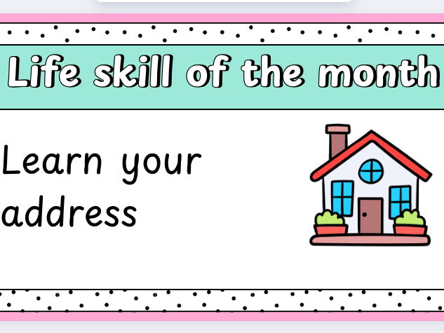 Life Skill of the Month - Personal Development/Skills/PDMU/PSHE