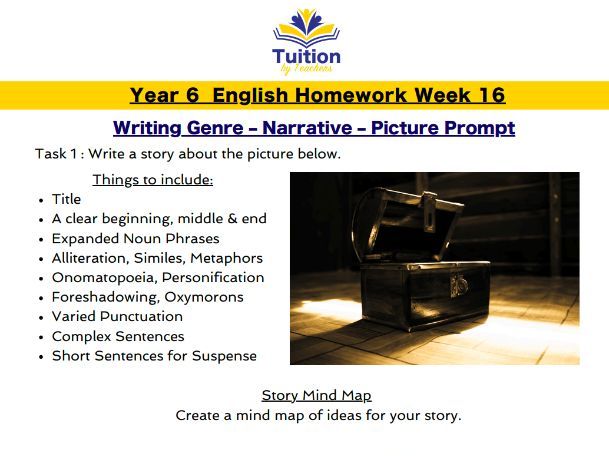 16. Year 6 - Creative Writing & Spelling