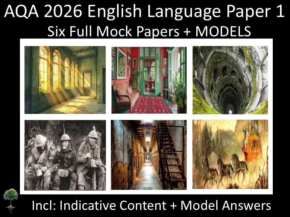 Six 2026 AQA English Language Paper 1 Mocks | Models