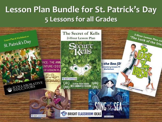 Lesson Plan Bundle for St. Patrick's Day - 5 Lessons for all Grades