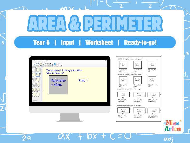 Year 6 Area and Perimeter Problems