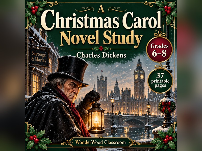 A Christmas Carol Novel Study Grades 6-8