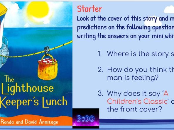 Lighthouse keepers lunch lesson