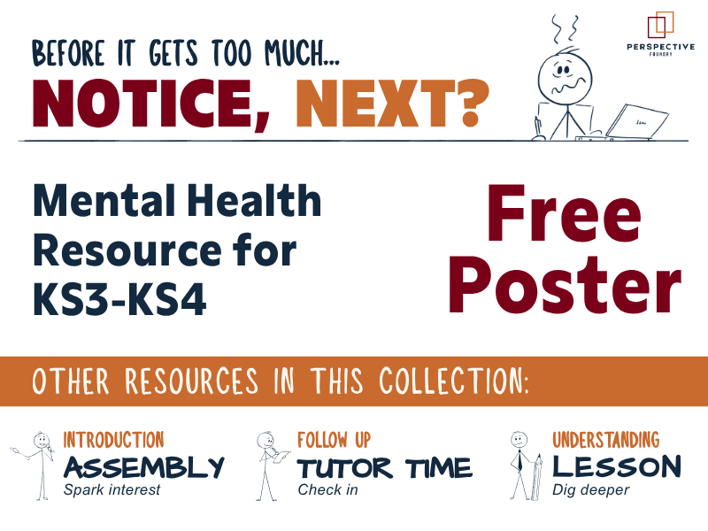 Free KS3-KS4 Mental Health Poster