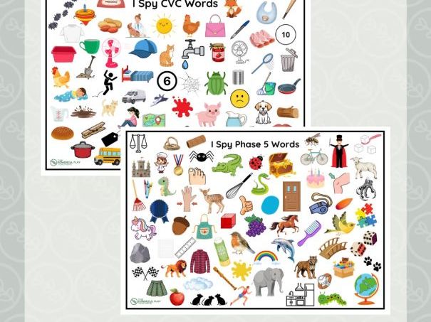 I Spy Phonics Mats