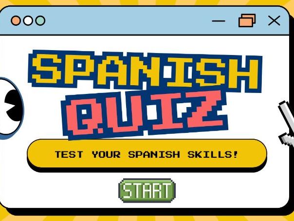 End of Year Spanish Quiz - Mega Challenge