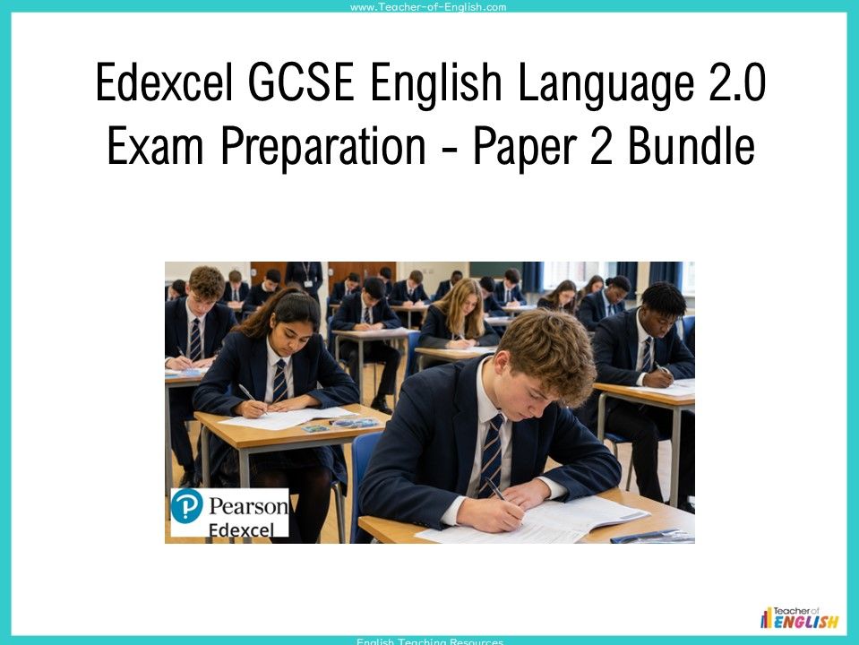 Edexcel GCSE English Language 2.0 Exam Preparation - Paper 2 Bundle