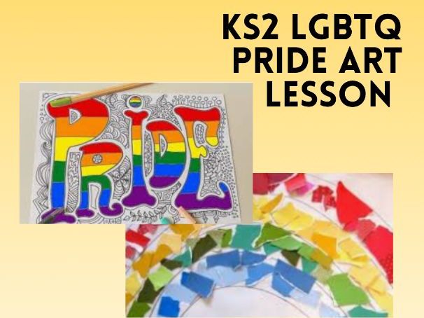 KS2 Pride Art Lesson | LGBT inclusion | Printable art pack