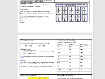 YEAR 6 SATS REVISION GUIDE - MATHS AND SPAG - PRINTABLE AND EDITABLE