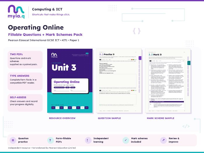 Unit 3 Operating Online (Edexcel GCSE)