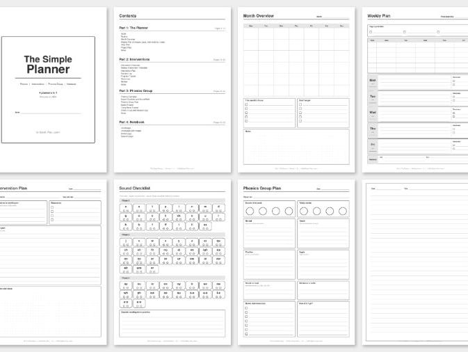 The Simple Planner: Printable A4 Planner