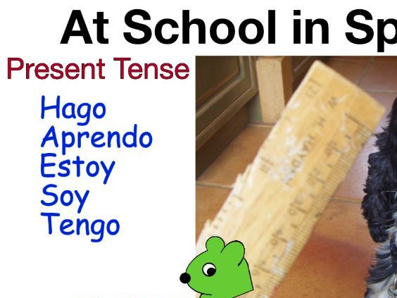 Talk about School in Spanish - Hago, Hacemos