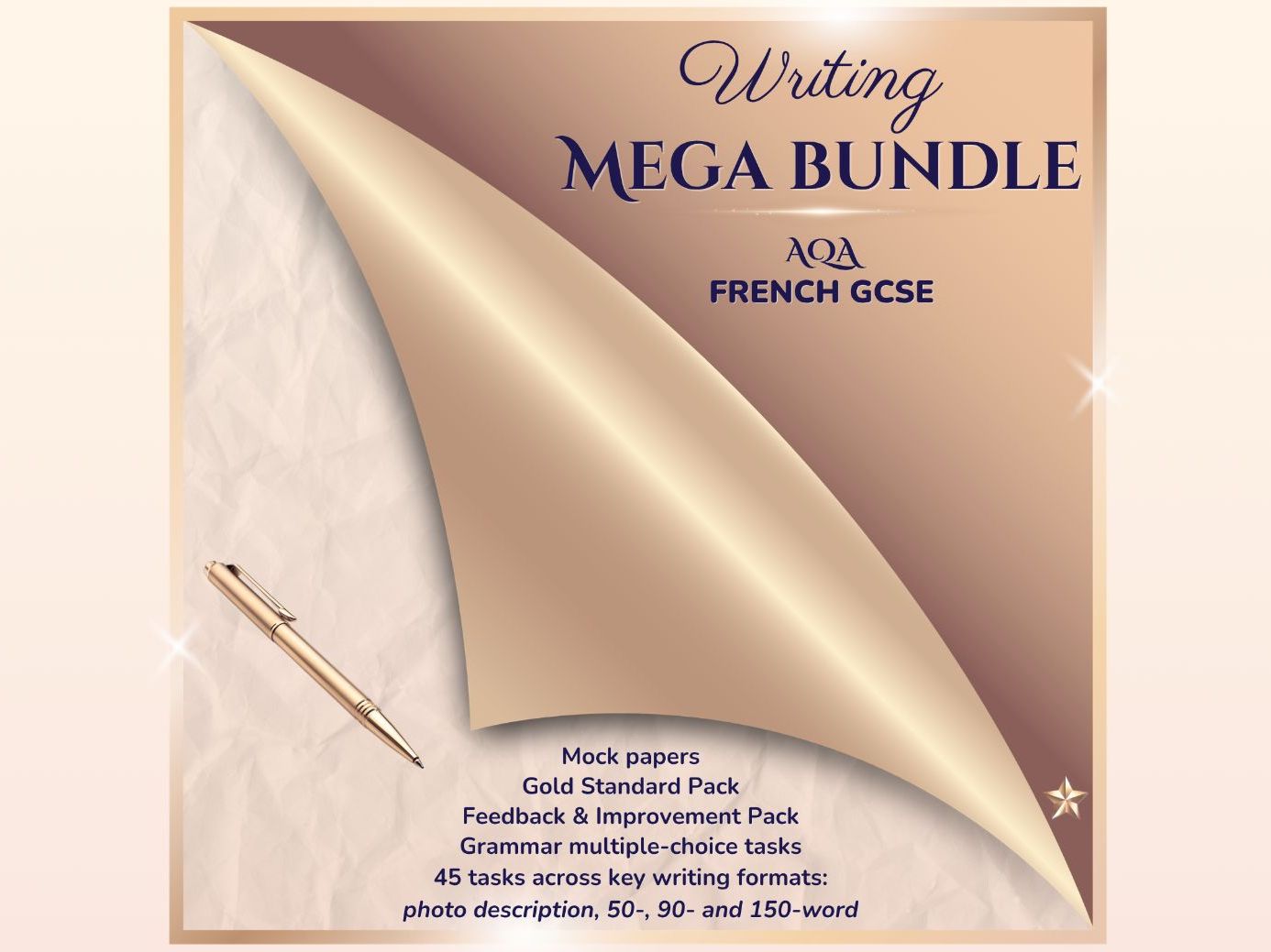 Writing Mega Bundle – Practice & Assessment – AQA French GCSE