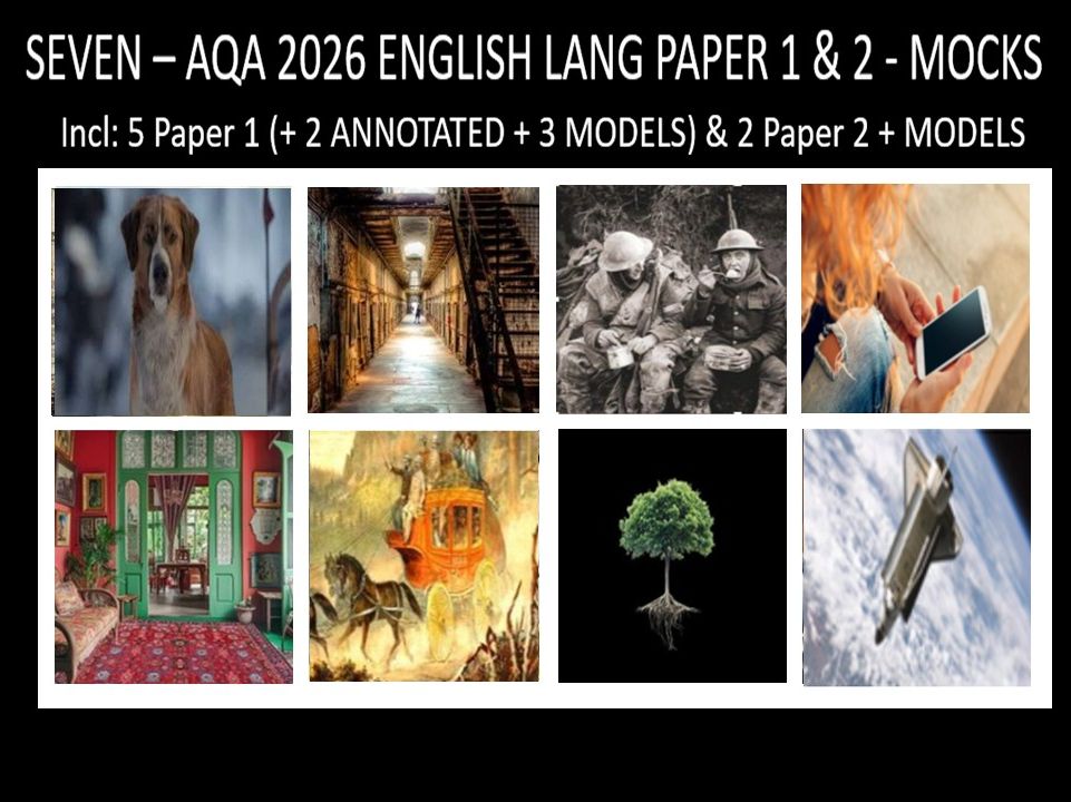 SEVEN - AQA PAPER 1 & 2 |  2026 FULL MOCKS | ANNOTATED | MODELS