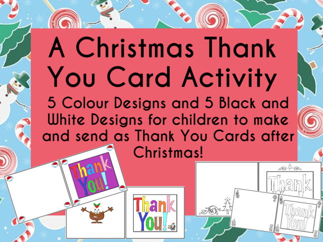 10 Christmas Thank You Cards to Make