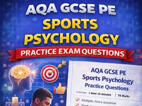 AQA GCSE PE Sports Psychology Practice questions