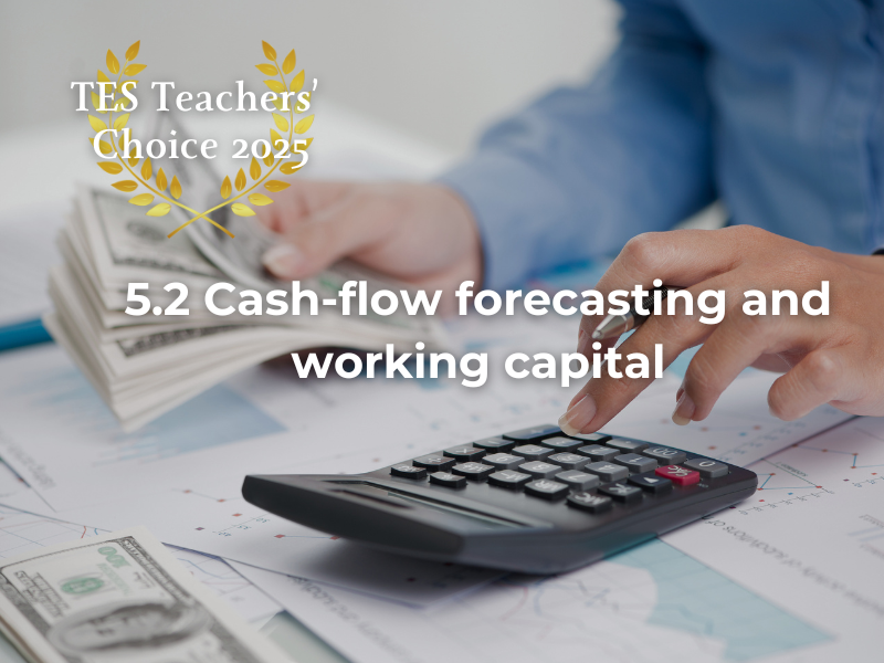 Cambridge IGCSE Business Working Capital Cash Flow PowerPoint Unit 5.2 Complete 0450