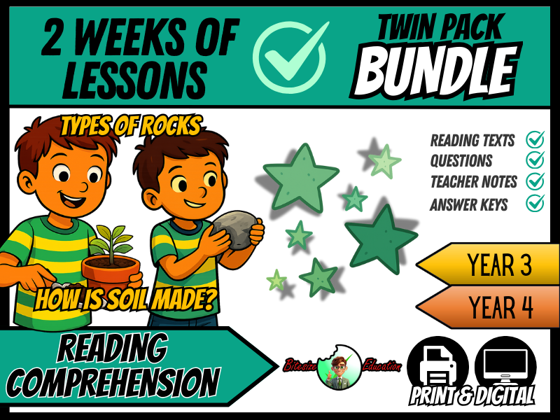 Earth Sciences | Reading Comprehension | Bundle | Year 3/4