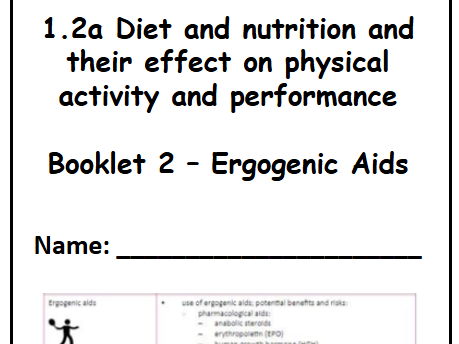 OCR A Level PE - Anatomy and Physiology Work Booklets for the entire course - Bulk buy option